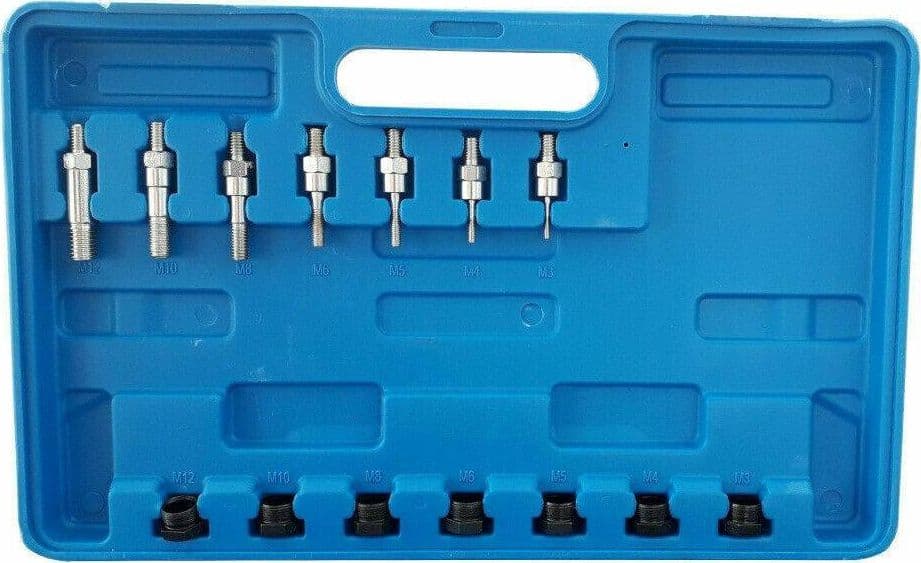RIVETTATRICE PER INSERTI RIVETTI FILETTATI FILETTI M3 M4 M5 M6 M8 M10 M12 116PZ - 3