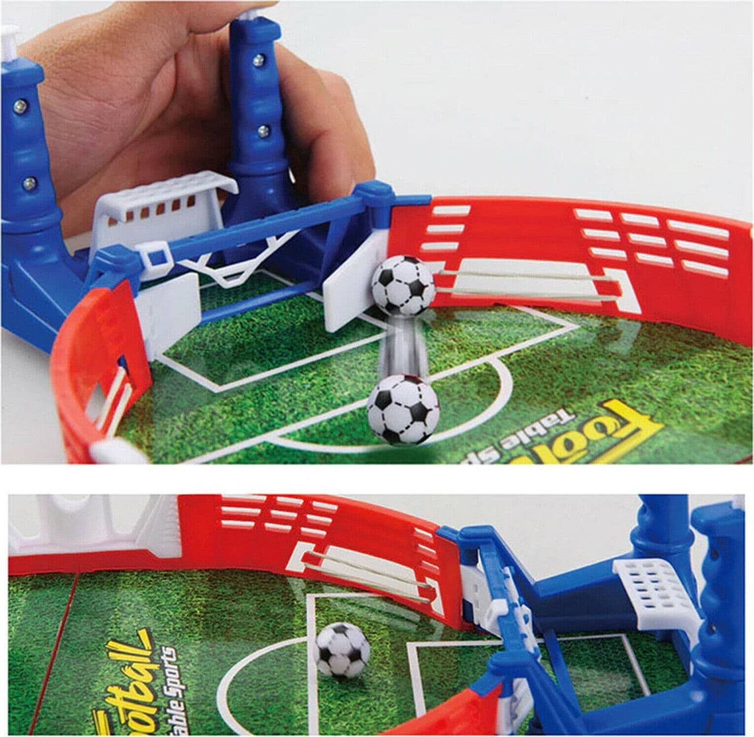 FLIPPER CALCIO GIOCO CALCETTO DA TAVOLO PER DUE GIOCATORI PASSATEMPO PER BAMBINI - 2