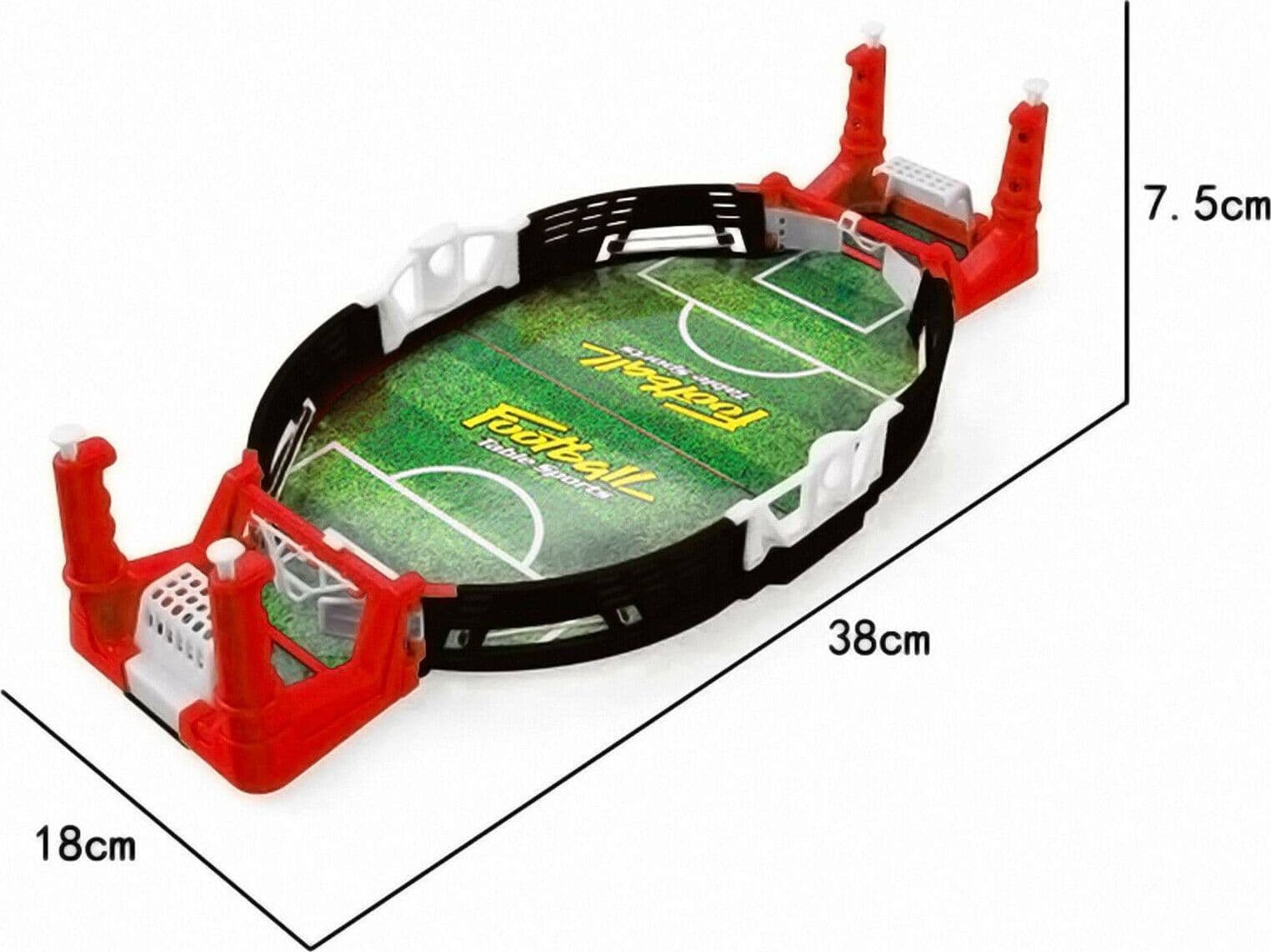 FLIPPER CALCIO GIOCO CALCETTO DA TAVOLO PER DUE GIOCATORI PASSATEMPO PER BAMBINI - 3