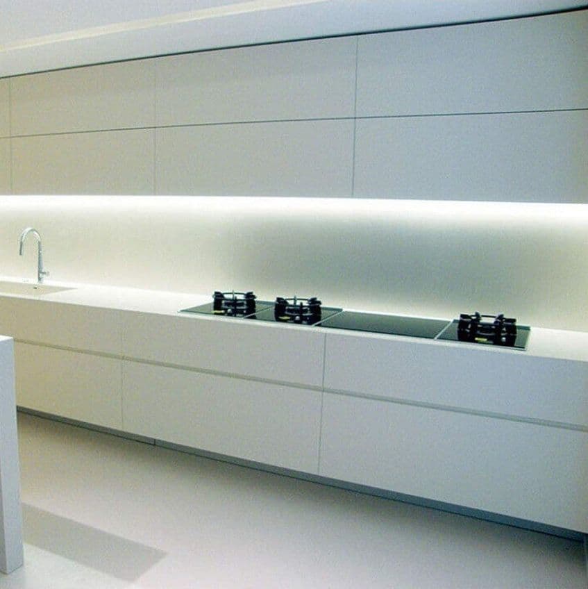 PLAFONIERA LED NEON T5 SOTTO PENSILE TUBO VETRO OPACO 10 WATT 60 CM T5-60 - 2
