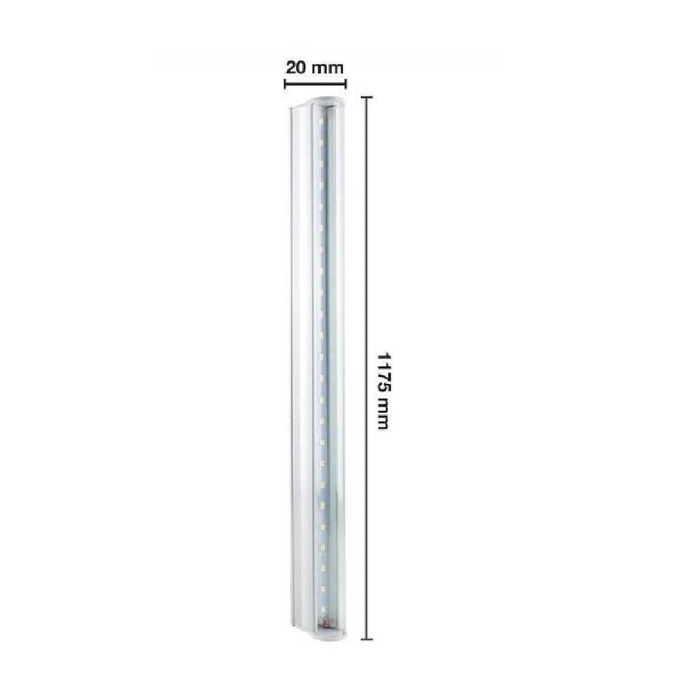 TUBO NEON LED T5 21 WATT PLAFONIERA 120CM LUCE CALDO FREDDO NATURALE - 2