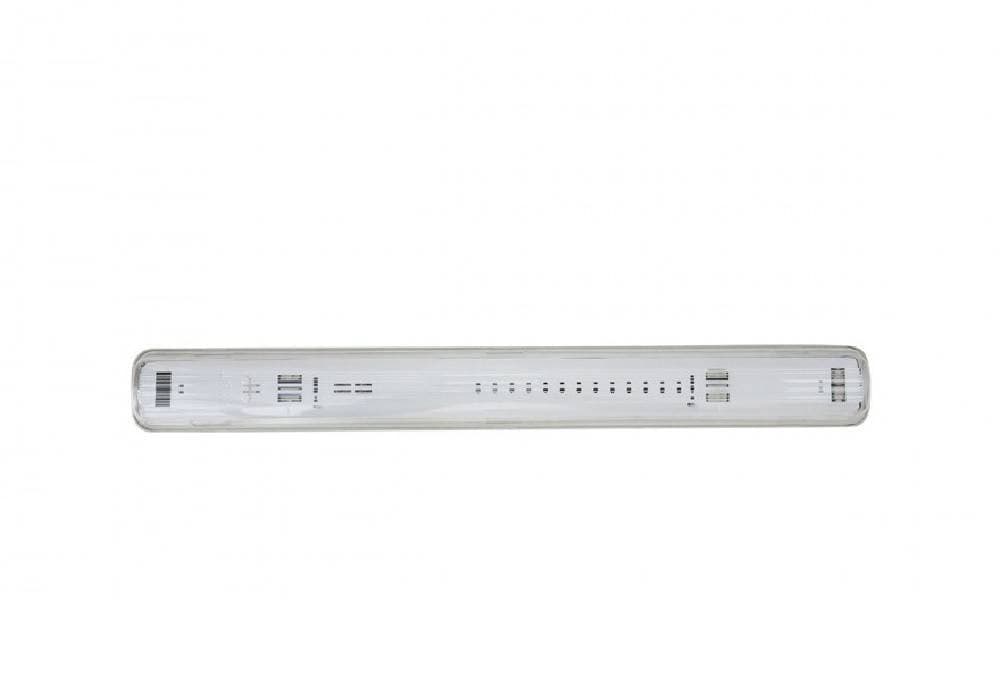 PLAFONIERA STAGNA 1 NEON LED TUBO T8 G13 60CM 220V PARETE SOFFITTO IP65 T8-60SS - 3