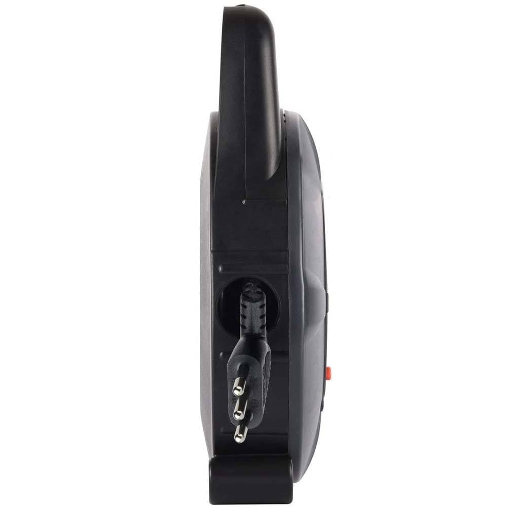 PROLUNGA ELETTRICA CAVO 5 MT AVVOLGICAVO ​4 PRESE SCHUKO POLIVALENTI SPINA 16A - 3