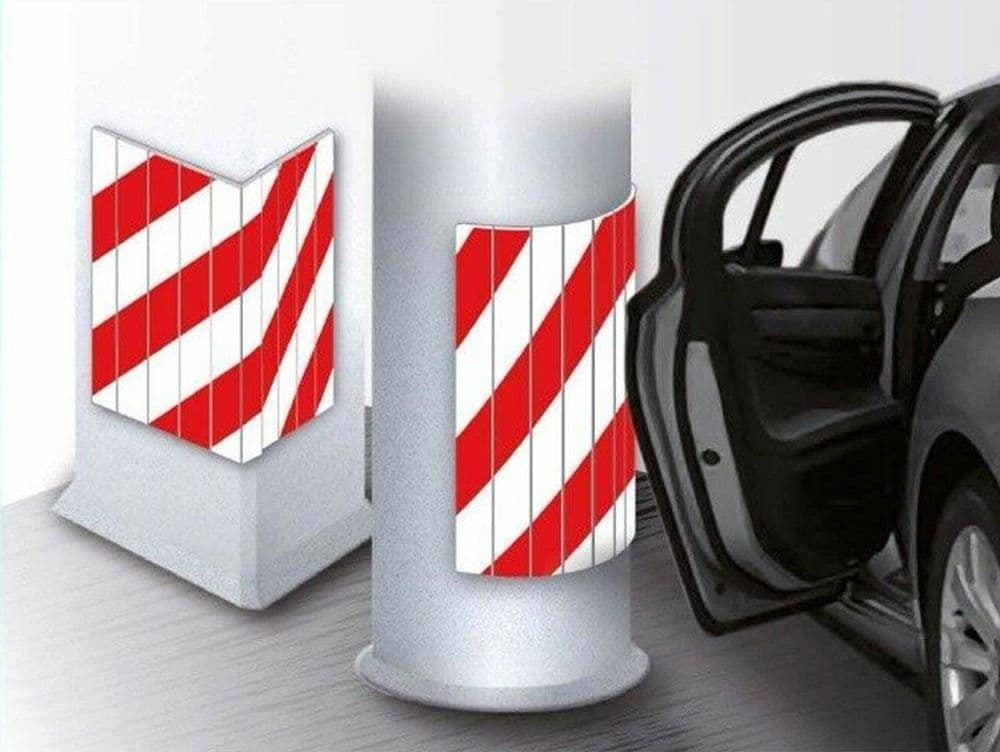 PANNELLO ADESIVI ANTIURTO PER GARAGE BOX MODULABILE PARAURTI AUTO 20 X 30 CM - 2