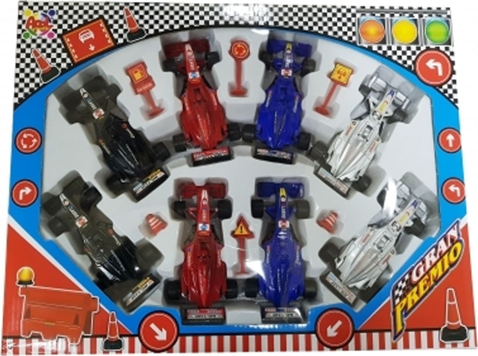SET 8 MINI AUTO F1 CORSA GRAND PREMIO MACCHINA 4 RUOTE MACCHININE GIOCO BAMBINI