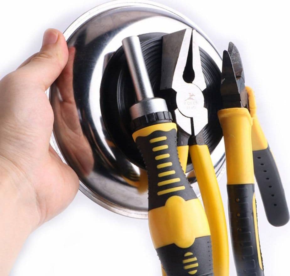 SET 3PZ VASSOIO VASCHETTA PIATTO MAGNETICO PORTA MINUTERIA VITI BULLONI 7/11/15 - 3