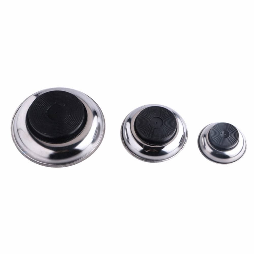 SET 3PZ VASSOIO VASCHETTA PIATTO MAGNETICO PORTA MINUTERIA VITI BULLONI 7/11/15 - 4