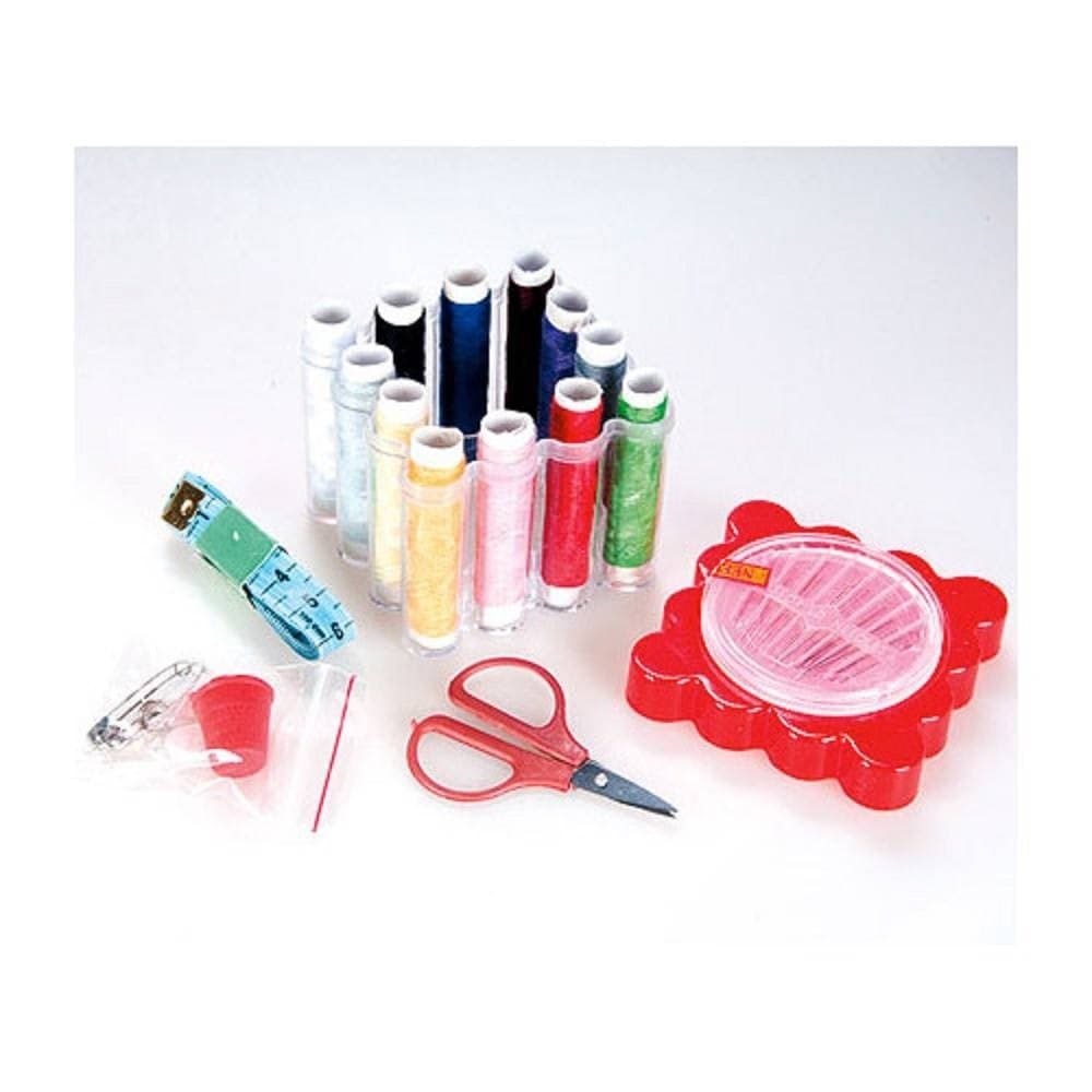 KIT PER CUCITO IN SCATOLA ALL IN ONE BOX COFANETTO PER CUCIRE CASA VIAGGIO - 2
