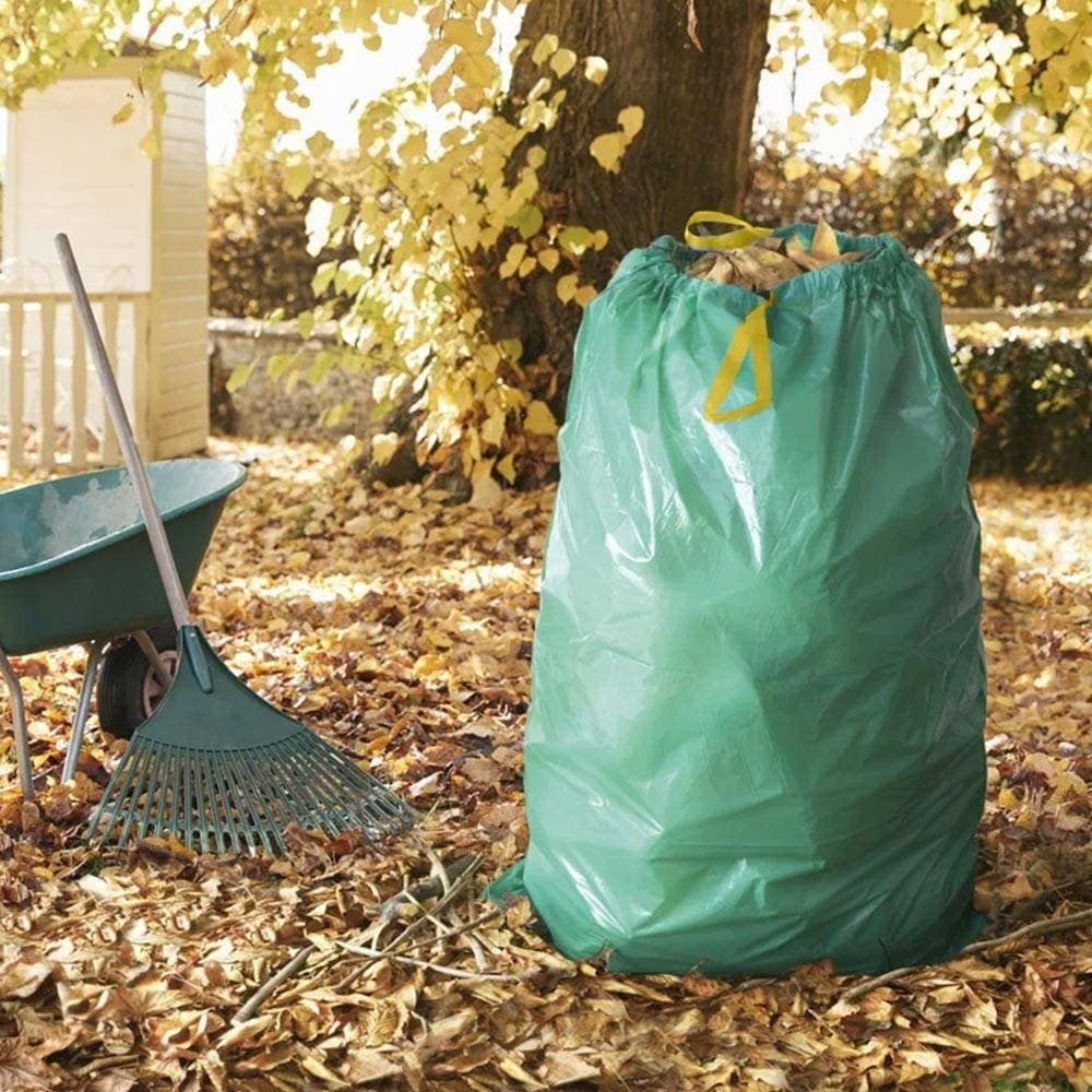 ROTOLI SACCHETTI SPAZZATURA SACCO GIARDINAGGIO 150LT 80X120CM CON LACCETTI 20PZ - 3