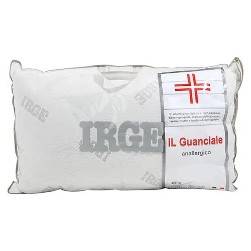 GUANCIALE CUSCINO MEMORY CERVICALE ANALLERGICO RIVESTIMENTO IN COTONE