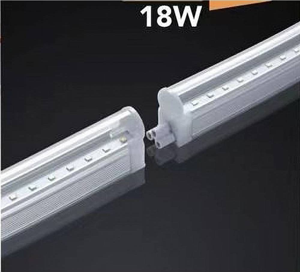 PLAFONIERA LED NEON T5 SOTTOPENSILE VETRO TRASPARENTE 18 WATT 90 CM - 5