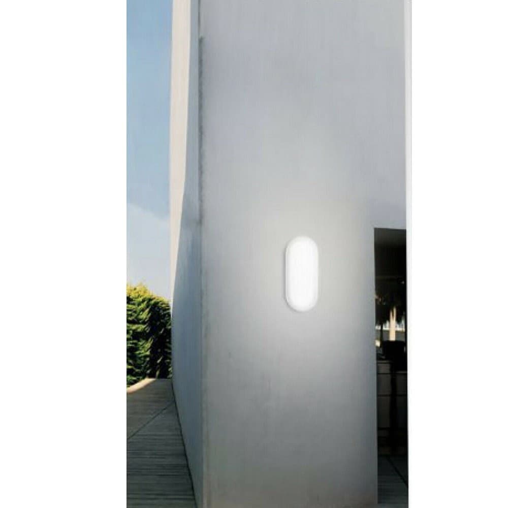 APPLIQUE MURO LED 18W PLAFONIERA GIARDINO TARTARUGA IP65 6500K 3000K 4000K ES51 - 6