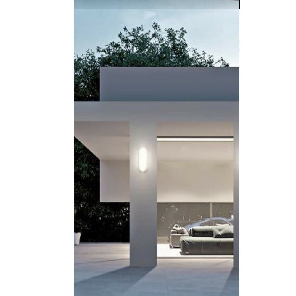 APPLIQUE MURO LED 18W PLAFONIERA GIARDINO TARTARUGA IP65 6500K 3000K 4000K ES51 - 3