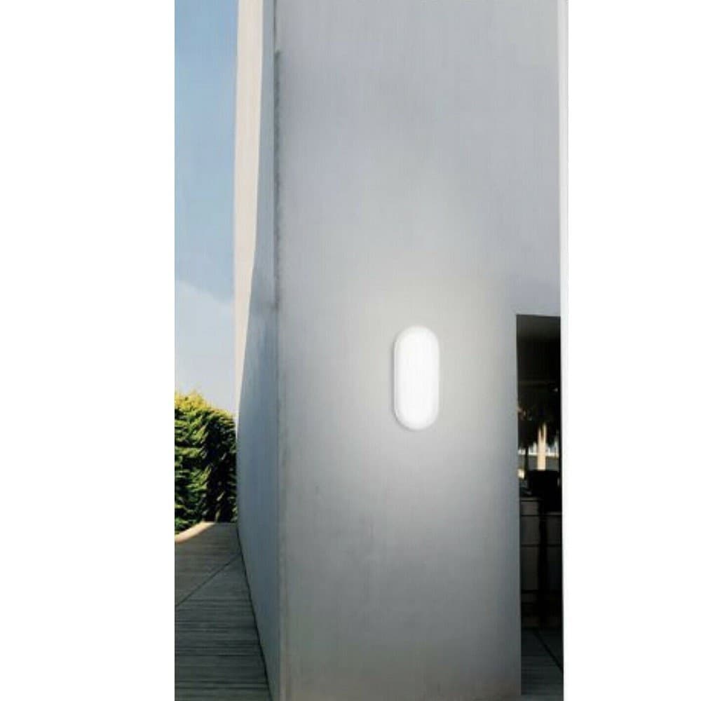 APPLIQUE MURO LED 18W PLAFONIERA GIARDINO TARTARUGA IP65 6500K 3000K 4000K ES51 - 4