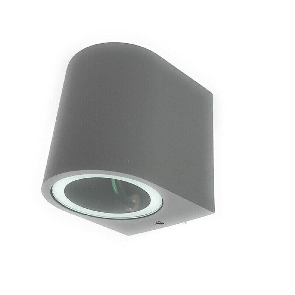 APPLIQUE MODERNO A PARETE PER ESTERNO LAMPADA GIARDINO FARETTO GU10 IP65 ES53 - 9