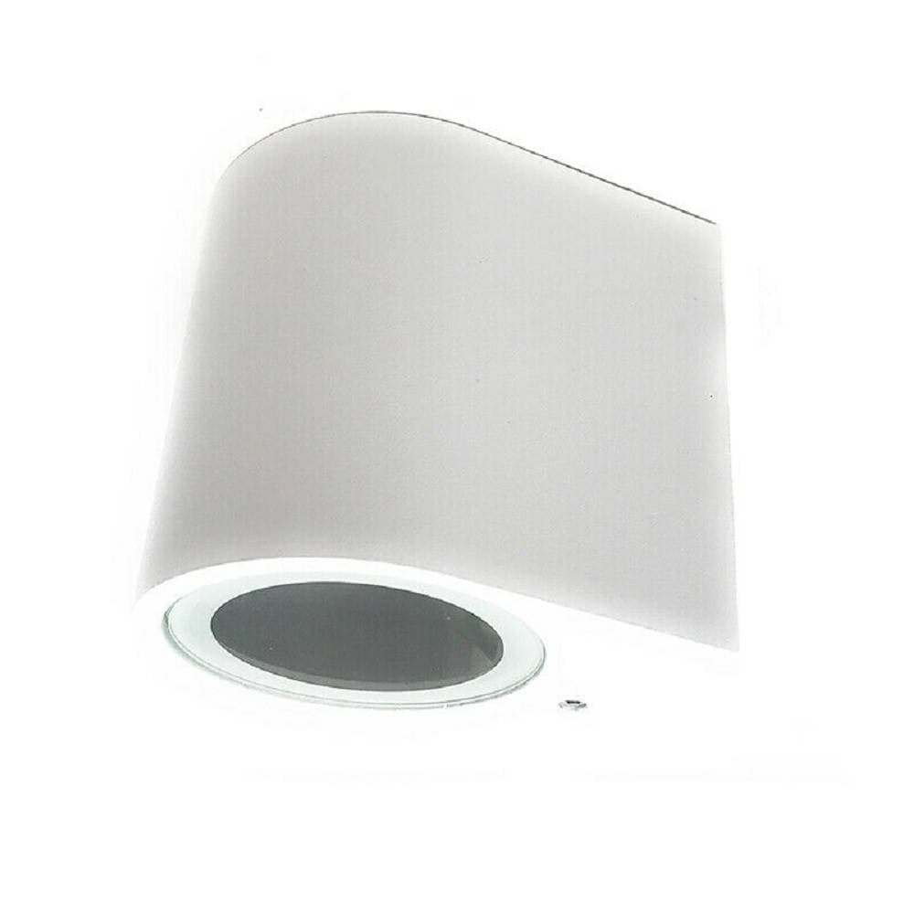 APPLIQUE MODERNO A PARETE PER ESTERNO LAMPADA GIARDINO FARETTO GU10 IP65 ES53 - 10