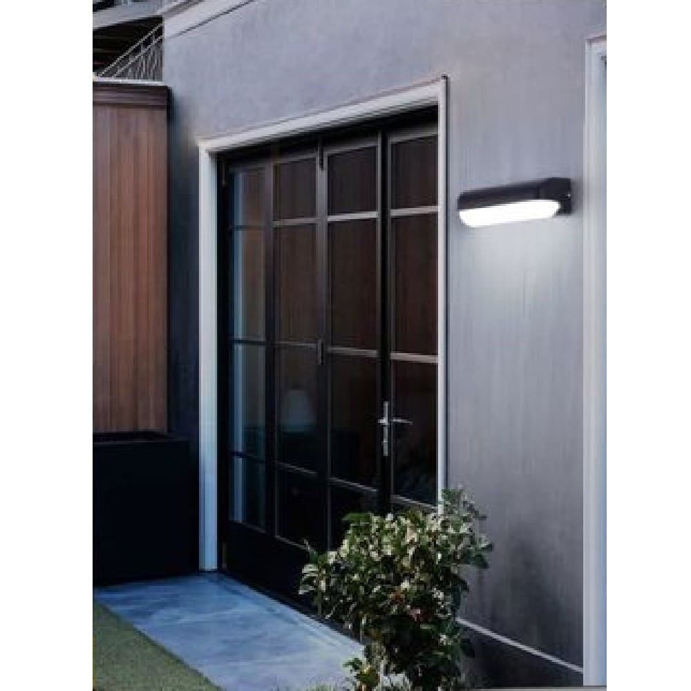 APPLIQUE NERO DA ESTERNO 12 WATT LUCE CALDA FREDDA NATURALE ES63 - 7
