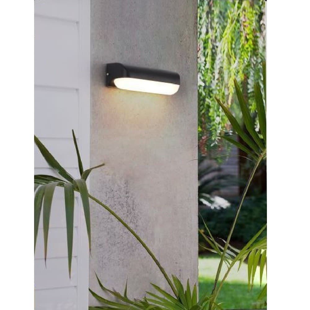 APPLIQUE NERO DA ESTERNO 12 WATT LUCE CALDA FREDDA NATURALE ES63 - 5