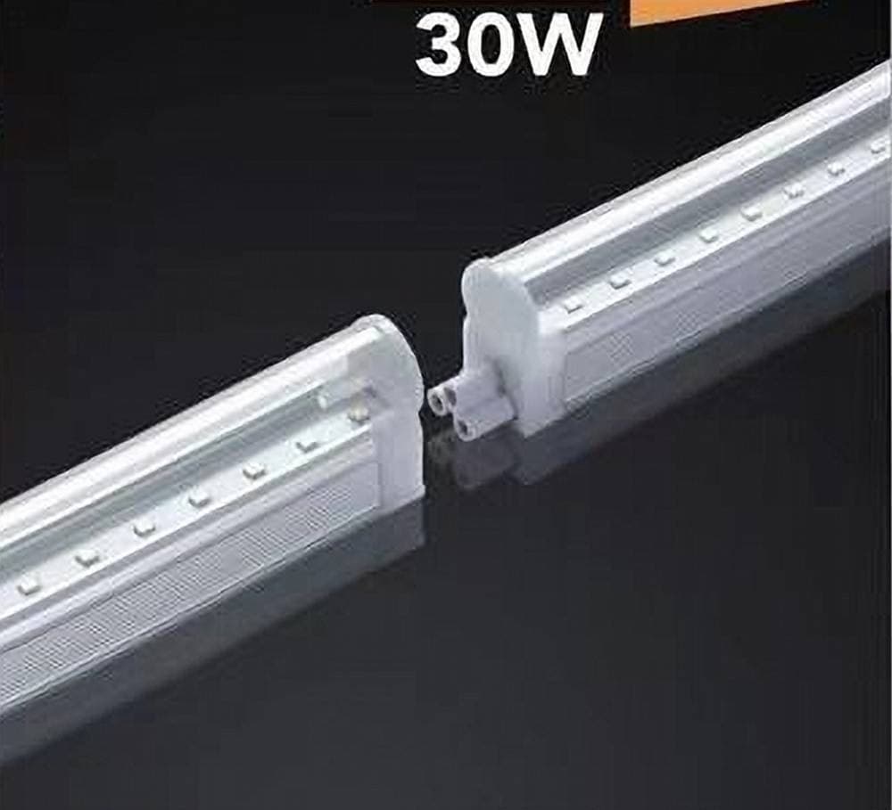 PLAFONIERA LED NEON T5 SOTTOPENSILE VETRO TRASPARENTE 30 WATT 150 CM - 4