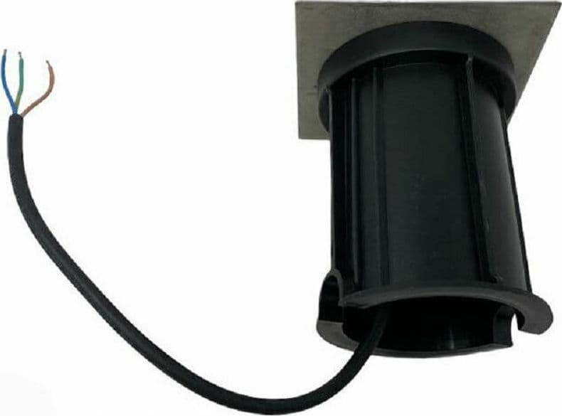 FARETTO INCASSO SEGNAPASSO QUADRATO LUCE GU10 CALPESTABILE ESTERNO GIARDINO ES13 - 2