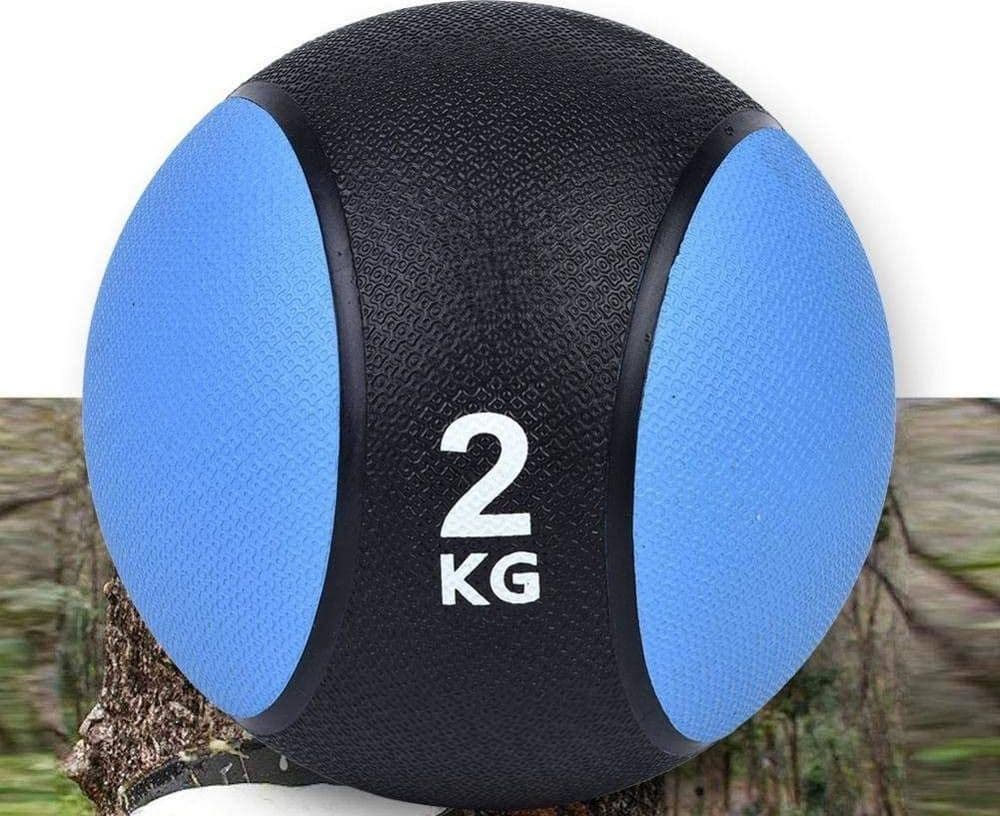 PALLA MEDICA PONDERATA DA 2 KG PER SPORT FITNESS ALLENAMENTO ESERCIZIO FISICO - 7