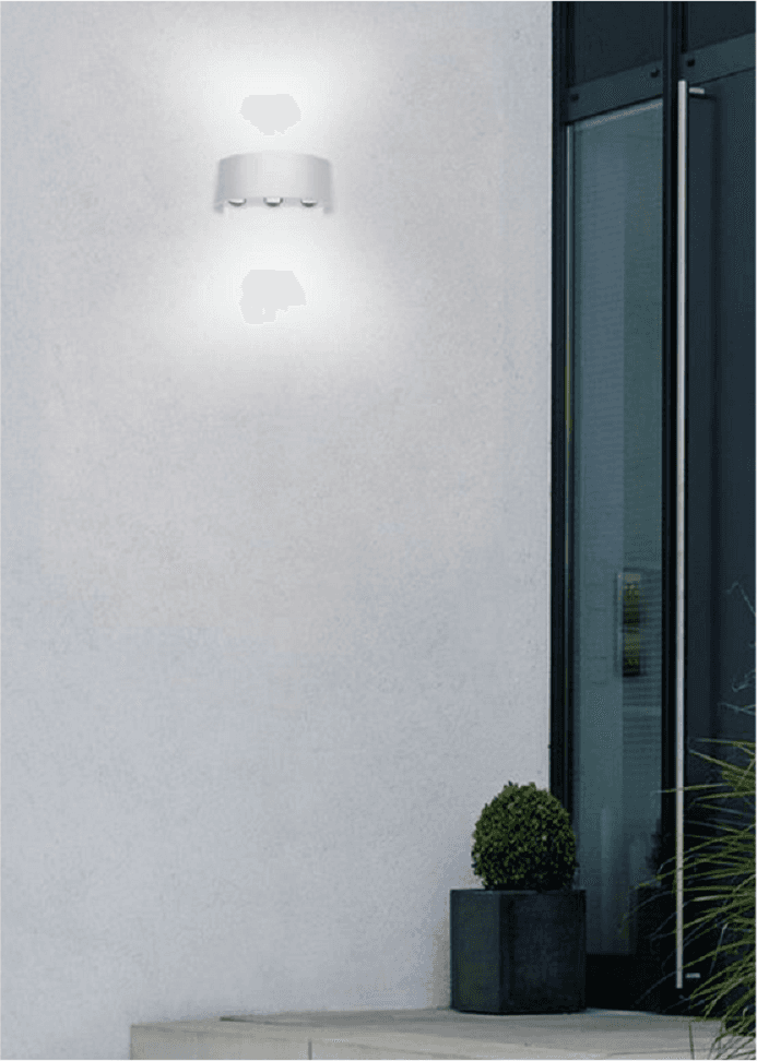 APPLIQUE ESTERNO LED 16 WATT CROWN IP65 UP & DOWN BIANCO LUCE ES64 – Bianco Freddo – TrAdE Shop Traesio – lampada