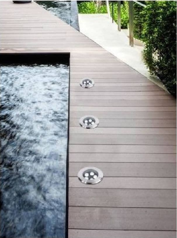 FARETTO INCASSO 5 W CALPESTABILE SEGNAPASSO ESTERNO LUCE 6500K 3000K 4000K ES08-5 - 4