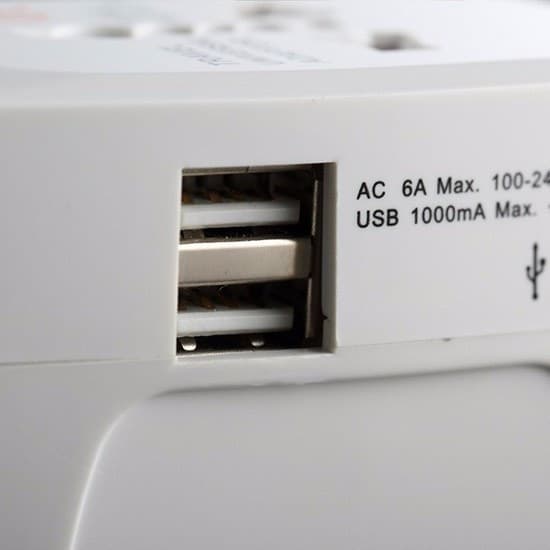 ADATTATORE INTERNAZIONALE DI CORRENTE UNIVERSALE PRESA ELETTRICA SPINA VIAGGIO - 4