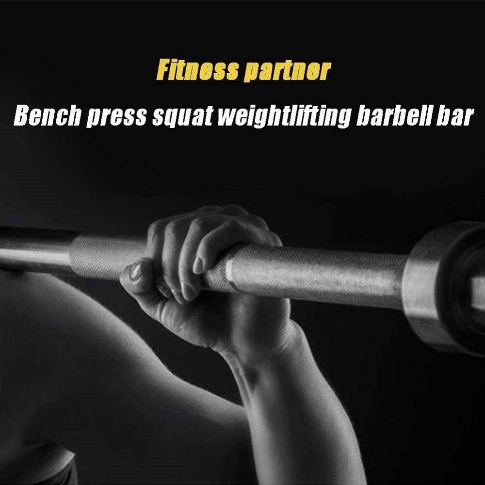 BILANCIERE BARRA ASTA DA 1,5 MT PALESTRA CON ANELLI BLOCCAGGIO SOLLEVAMENTO PESI - 2