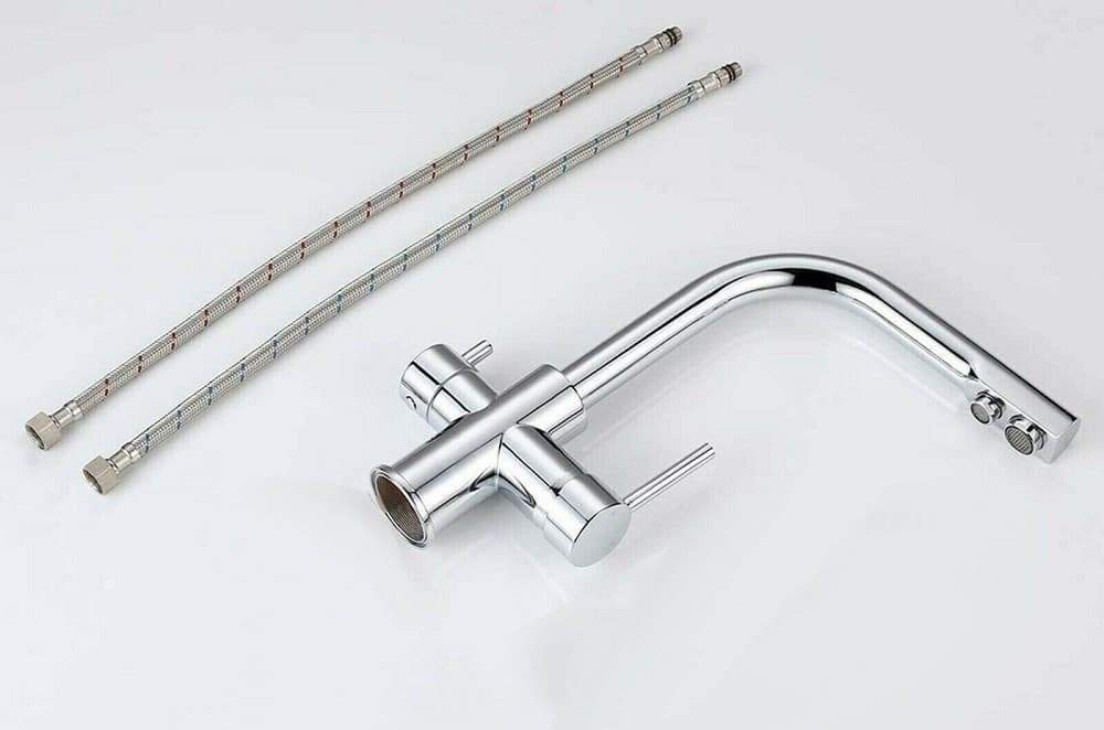 RUBINETTO MISCELATORE 3 VIE PER DEPURATORE ACQUA PURIFICATORE OSMOSI INVERSA - 6