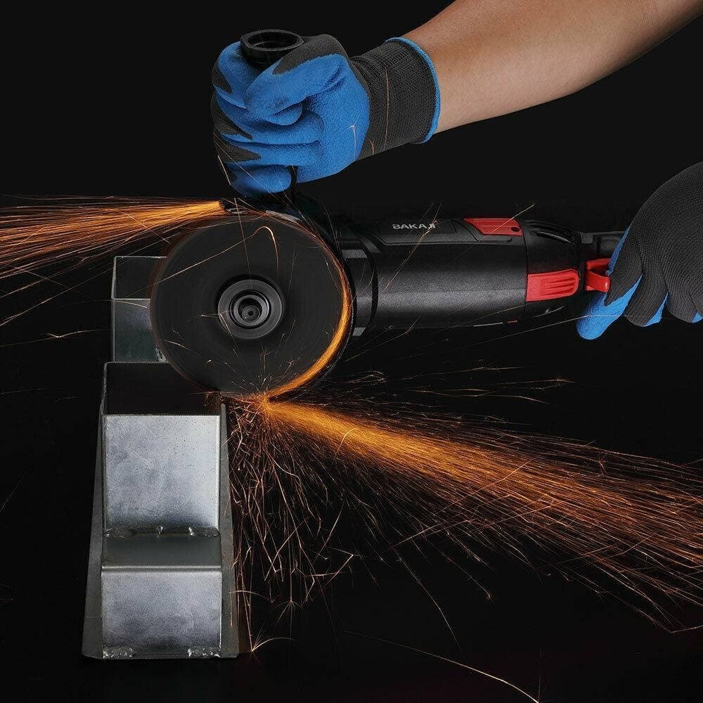 SMERIGLIATRICE ANGOLARE 870W FLEX FRULLINO 125MM VELOCITA REGOLABILE 6 DISCHI - 2