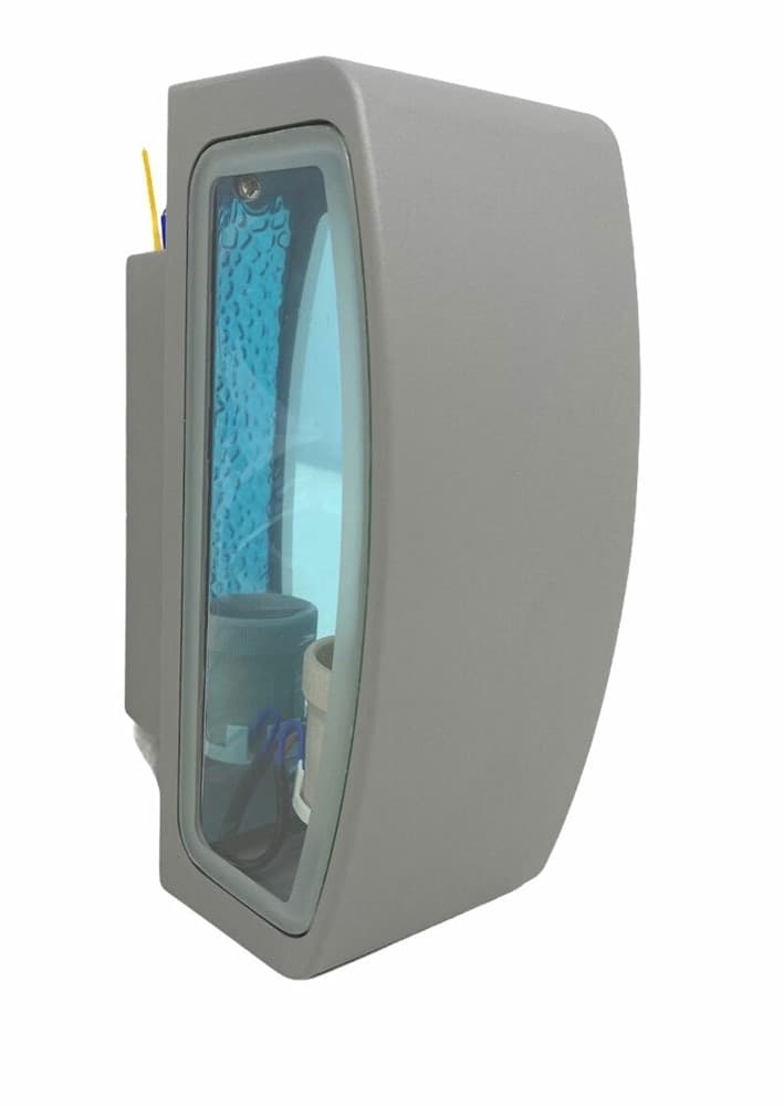 APPLIQUE A PARETE PER ESTERNO IP44 ATTACCO E27 LUCE LAMPADA DA MURO GRIGIO ES29 - 4