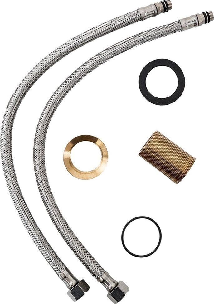 RUBINETTO BAGNO DESIGN MODERNO A CASCATA MISCELATORE MONOCOMANDO OTTONE CROMATO - 5