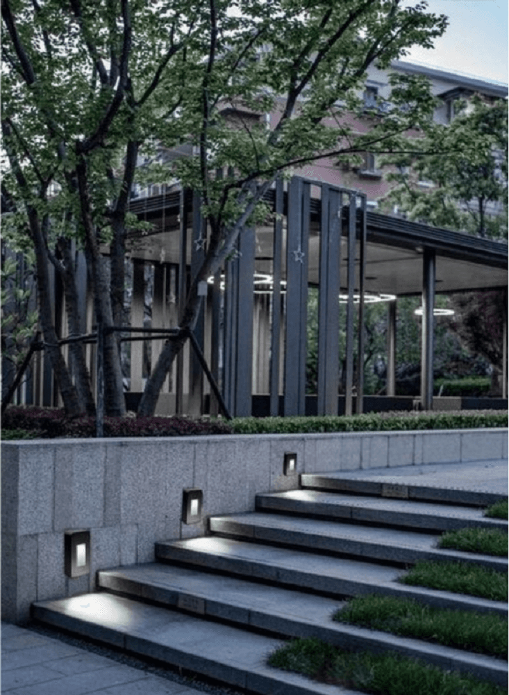 SEGNAPASSO DA ESTERNO FARETTO 12 WATT IP65 NERO LUCE CALDA FREDDA NATURALE ES62 – Bianco Freddo – TrAdE Shop Traesio –