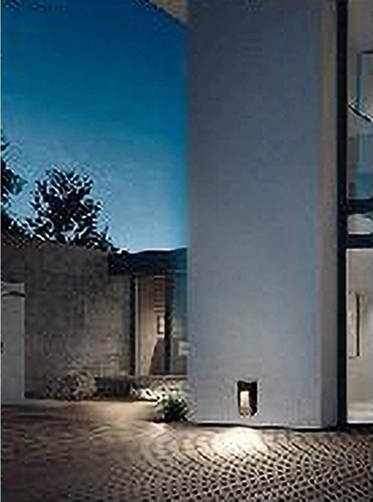SEGNAPASSO DA ESTERNO FARETTO 12 WATT IP65 NERO LUCE CALDA FREDDA NATURALE ES62 – Bianco Naturale – TrAdE Shop Traesio –