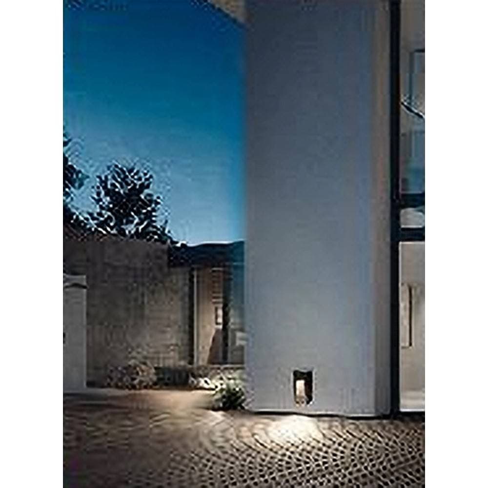 SEGNAPASSO DA ESTERNO FARETTO 12 WATT IP65 NERO LUCE CALDA FREDDA NATURALE ES62 - 9