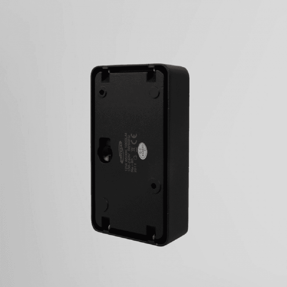 SEGNAPASSO DA ESTERNO FARETTO 12 WATT IP65 NERO LUCE CALDA FREDDA NATURALE ES62 - 3