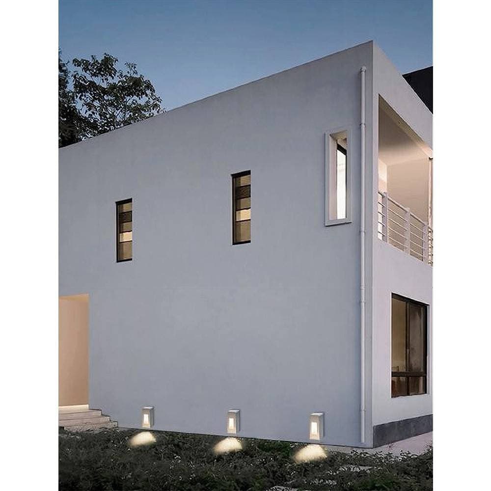 SEGNAPASSO DA ESTERNO FARETTO 12 WATT IP65 BIANCO LUCE 6500K 4000K 3000K ES62 - 8