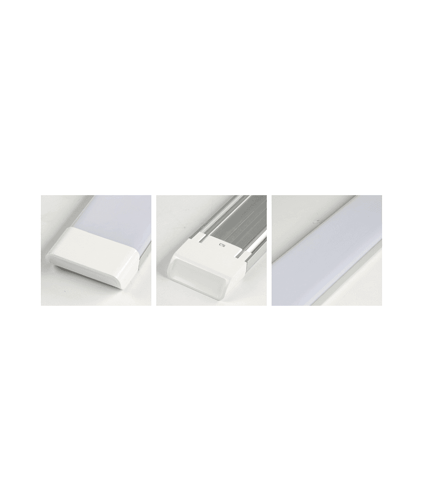 PLAFONIERA LED SLIM 40 W 90 CM SOTTOPENSILE RIPIANI LUCE CALDA FREDDA NATURALE - 4