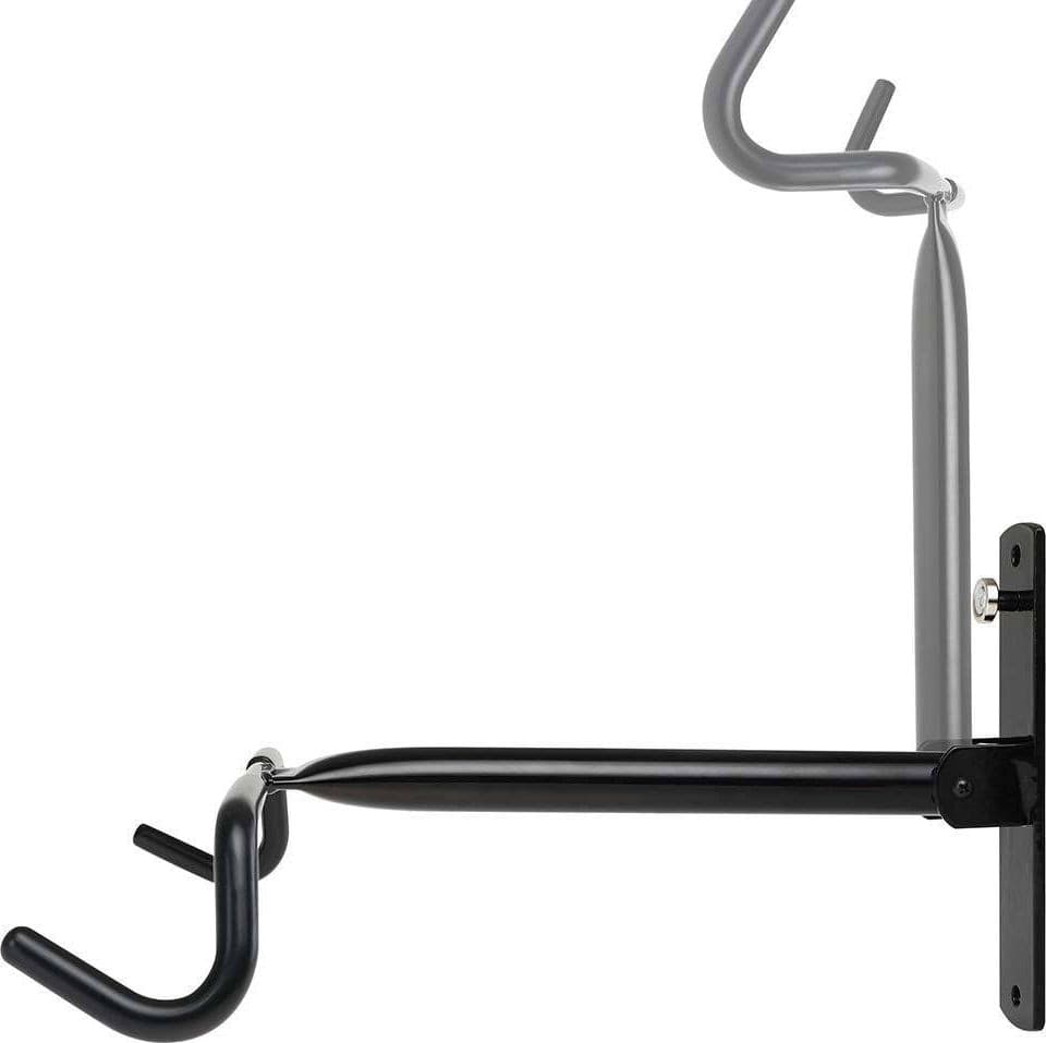 GANCI PORTA BICICLETTA BICI DA MURO SUPPORTO BIKE PIEGHEVOLE 31CM IN ACCIAIO - 3