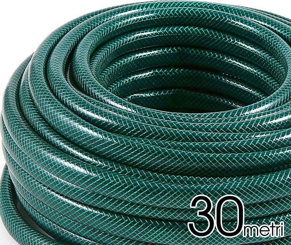TUBO DA GIARDINO 30 MT IN PVC IRRIGAZIONE E GIARDINAGGIO CON CONNETTORI - 2