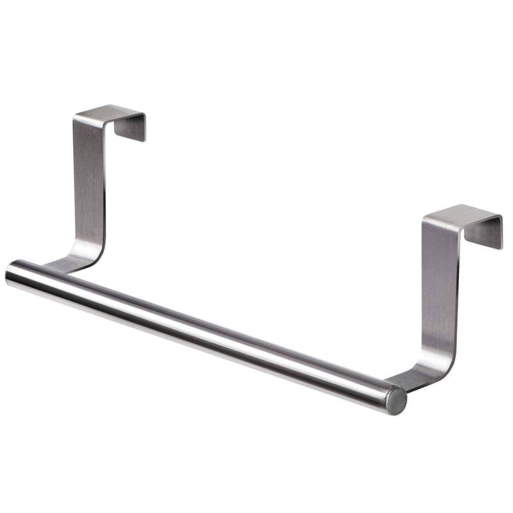 PORTA ASCIUGAMANI STROFINACCI IN ACCIAIO 23CM PER ANTE PORTE CON AGGANCIO RAPIDO - 2