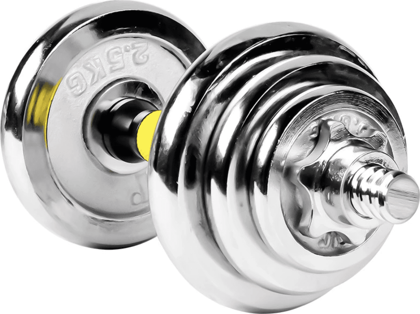 MANUBRI CON BILANCIERE REGOLABILE TOTALE DI 15 KG SOLLEVAMENTO PESI BODYBUILDING - 6
