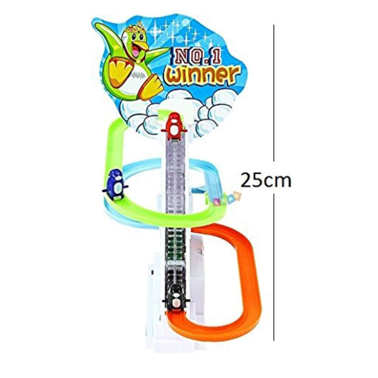 PINGUINI GARA COMPETIZIONE RACE TWINKLING FUNNY LUCI SUONI MOVIMENTO BIMBI GIOCO - 4
