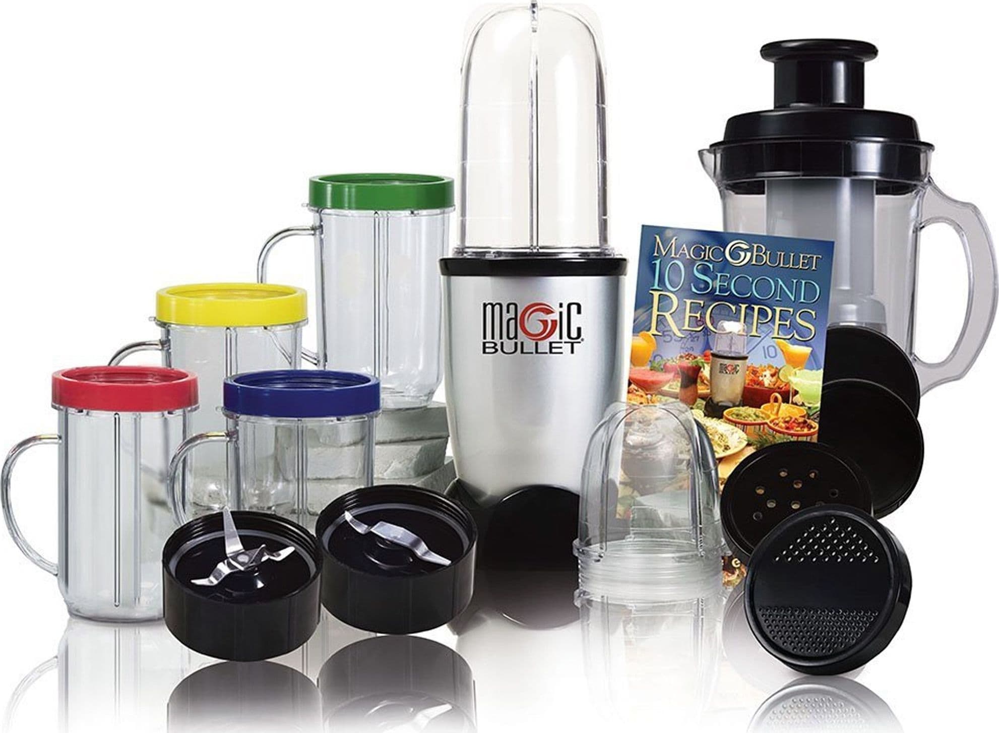 FRULLATORE MAGIC BULLET ROBOT 21 PEZZI CON KIT CENTRIFUGA TRITATUTTO ELETTRICO