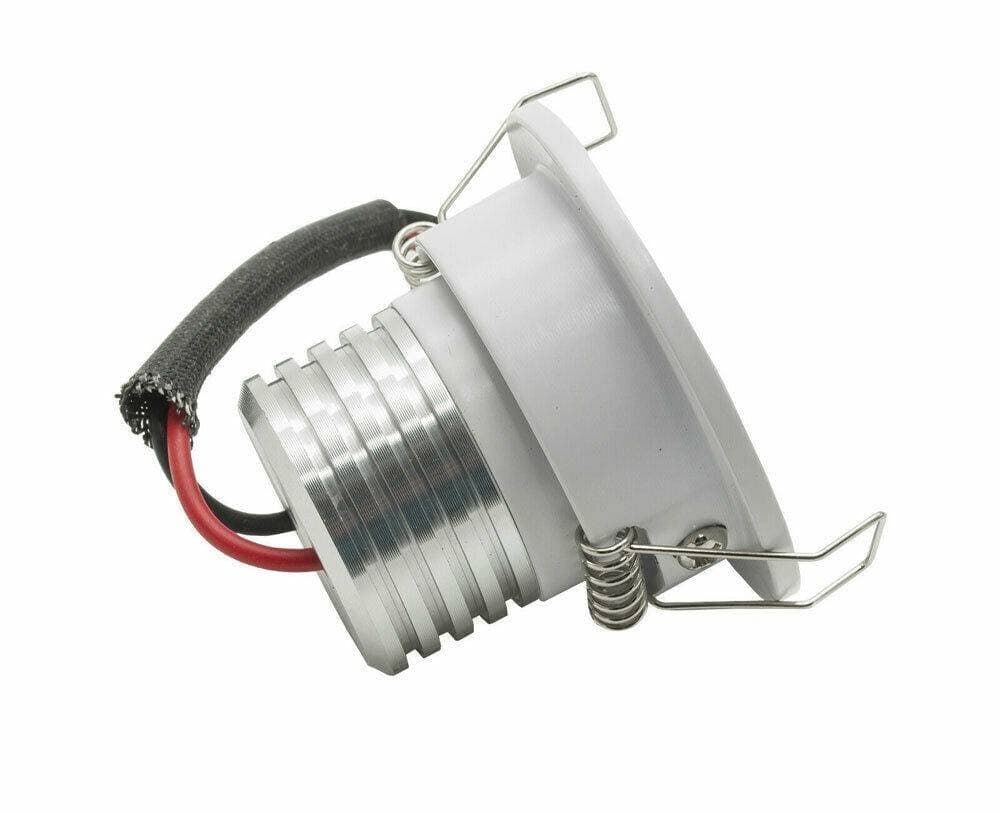 FARETTO 1 LED COB INCASSO 3 WATT 270LM ORIENTABILE LUCE CALDA FREDDA NATURALE - 5
