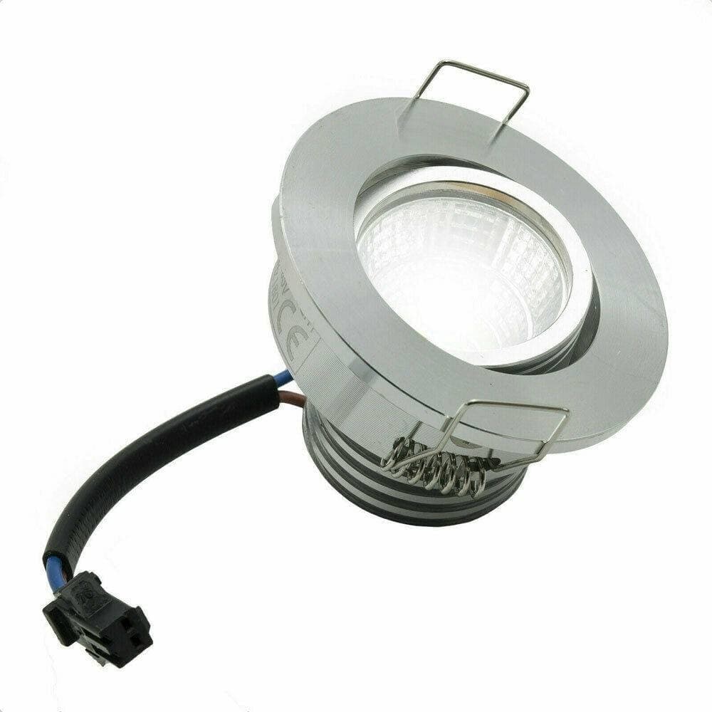 FARETTO 1 LED COB INCASSO 3 WATT 270LM ORIENTABILE LUCE CALDA FREDDA NATURALE - 7