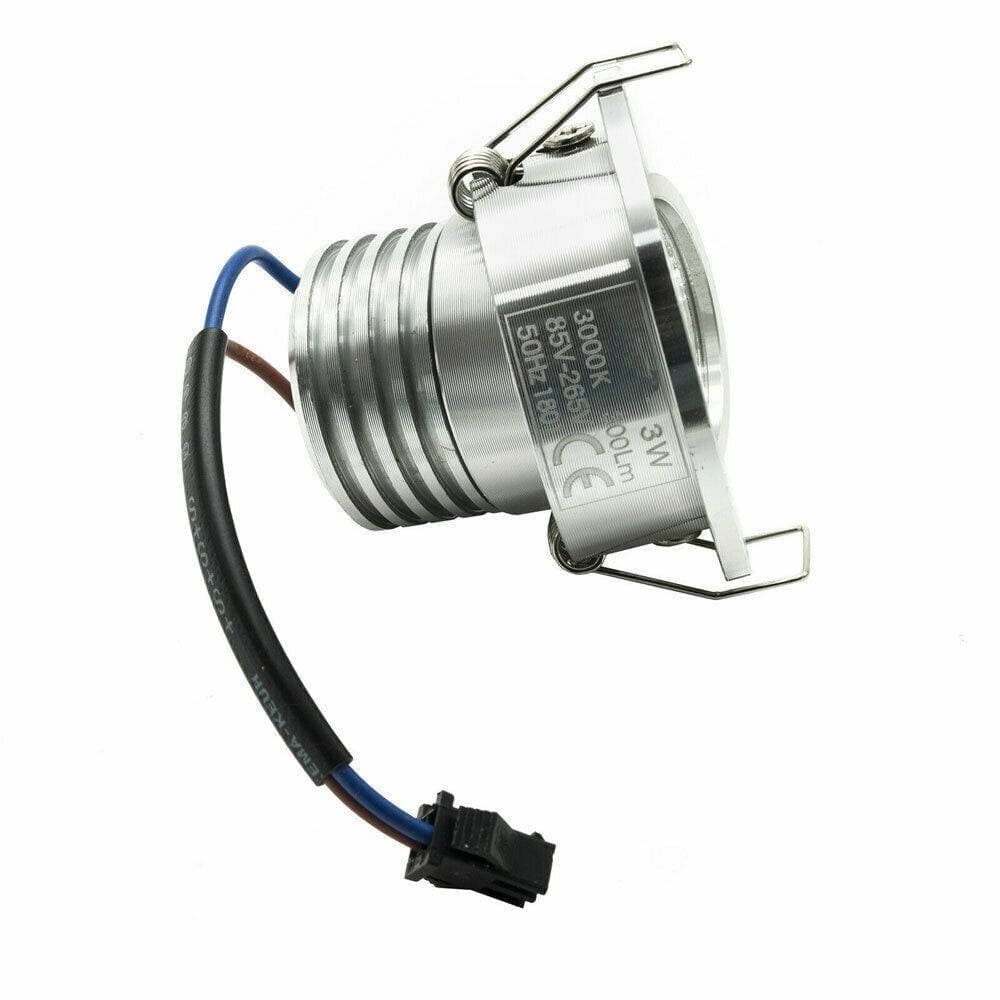 FARETTO 1 LED COB INCASSO 3 WATT 270LM ORIENTABILE LUCE CALDA FREDDA NATURALE - 9