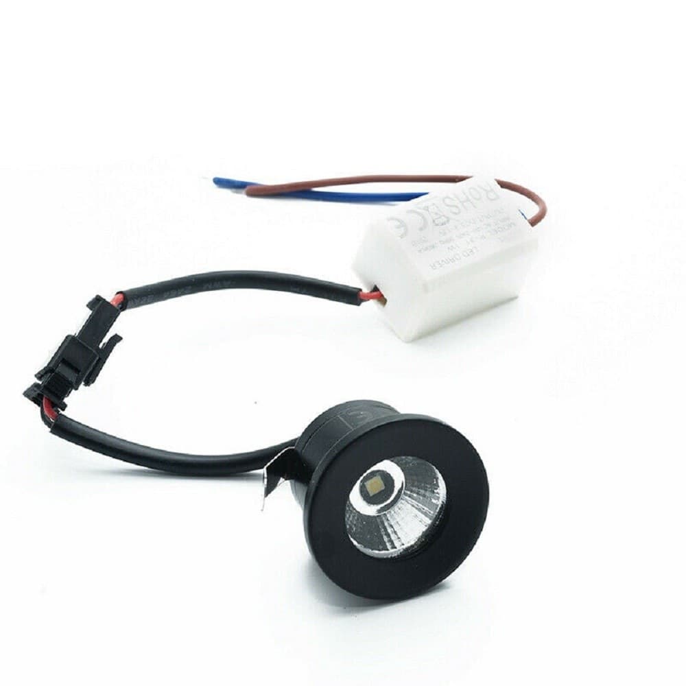 FARETTO INCASSO 1 W 1LED COB PUNTO LUCE MINI SPOT LUCE FREDDA CALDA NATURALE - 3