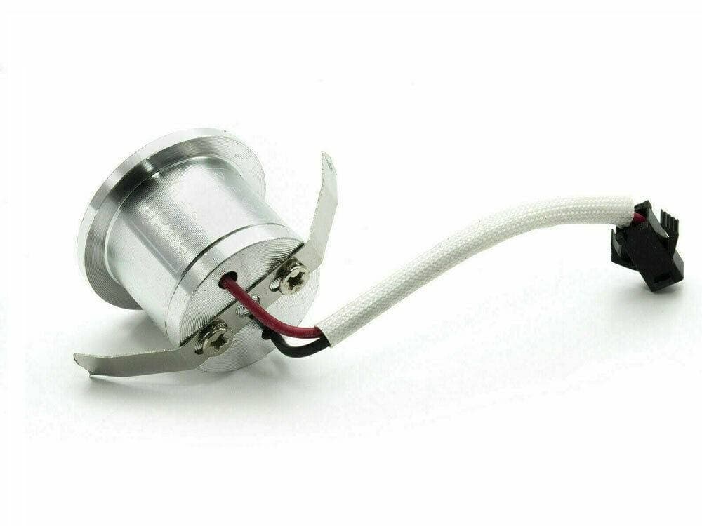 FARETTO LED INCASSO 1 W BORDO BIANCO MINI PUNTO LUCE 6500K 3000K 4000K BLU - 4